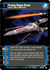 X-wing Rogue Seven - Foil